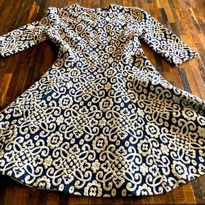 Zara 3/4 sleeve a-line dress size L